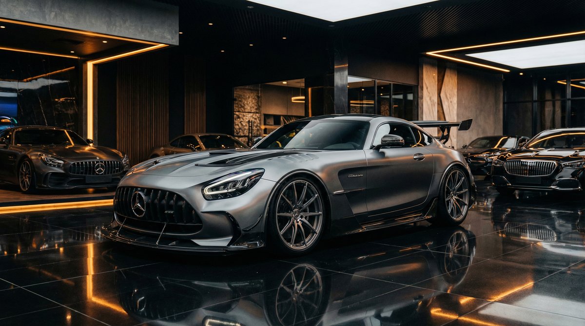 萝莉岛 奔驰视频 - AMG GT改装视频