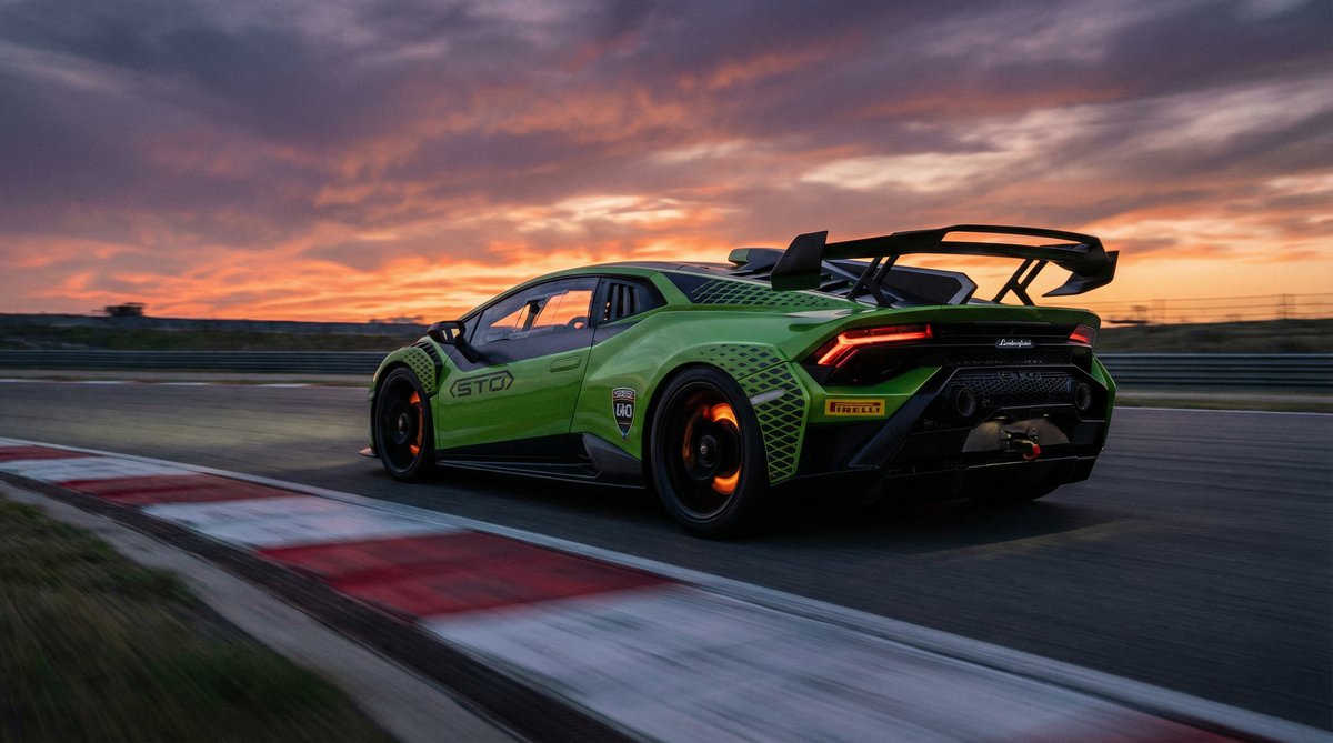 萝莉岛 跑车视频 - 兰博基尼赛道视频